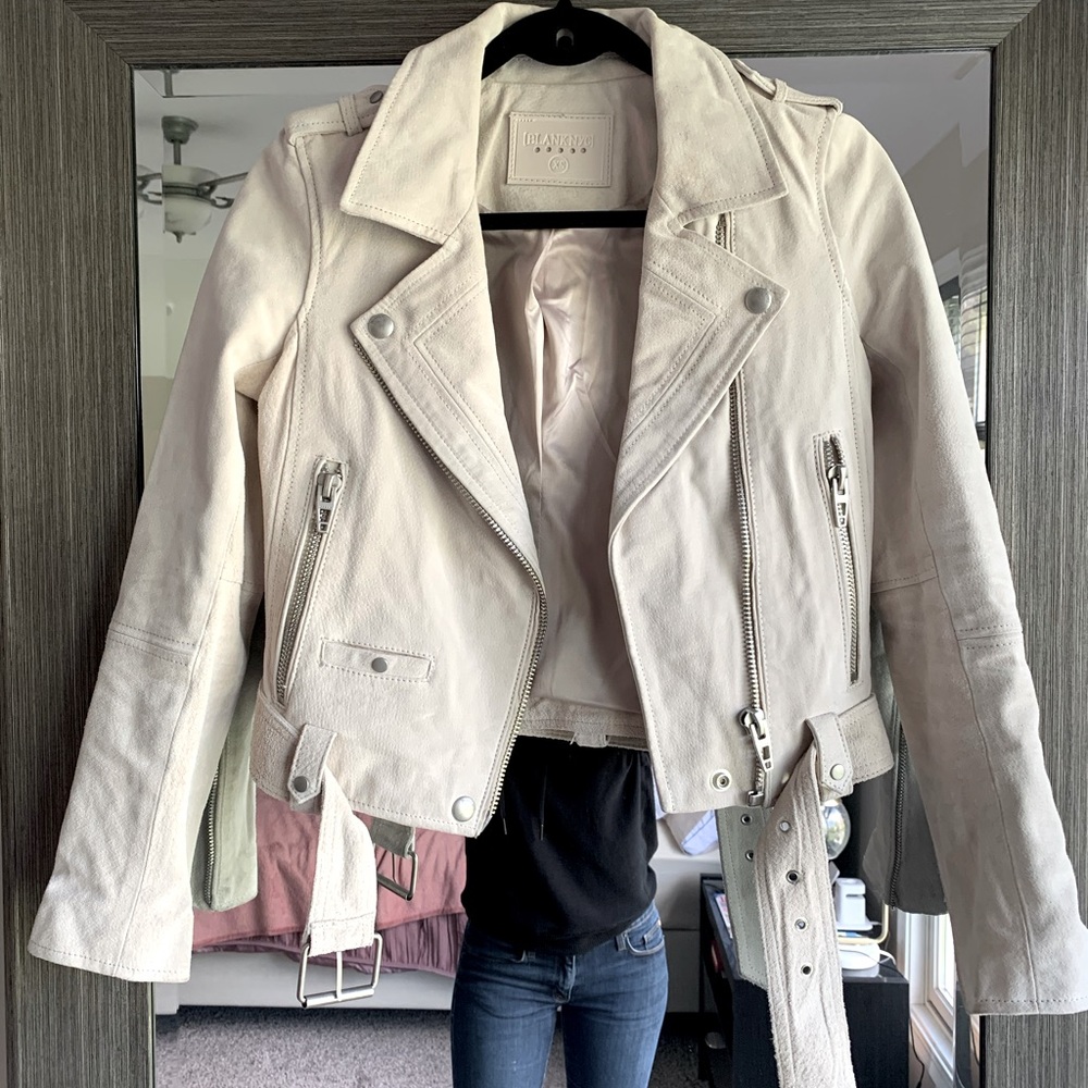 Blank NYC Suede Moto Jacket